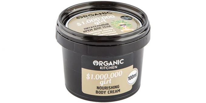 Body cream with jojoba oil and argan oil
