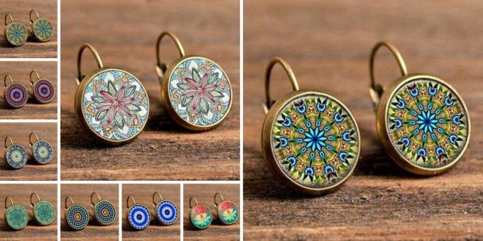 Earrings with pictures