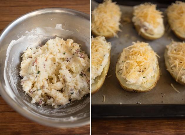 Stuffed potatoes: stuffing