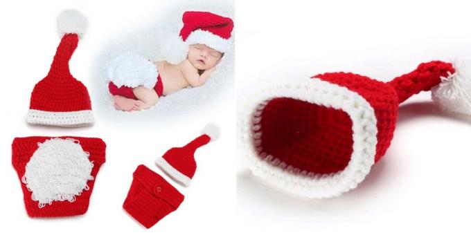 New Year costumes for children: Little Santa