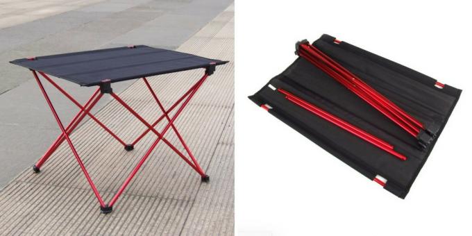 DVR-mirror. folding table