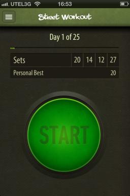 Street Workout Squats for iPhone - a great free app for squats