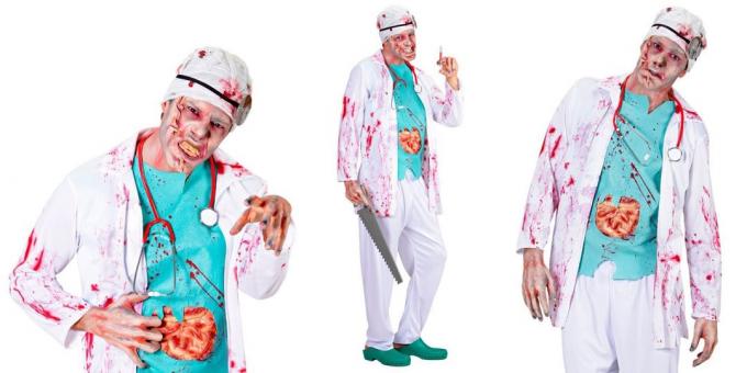 Costume on Halloween: Zombie Surgeon