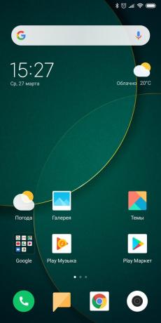 Set your phone to the Android operating system: Set your home screen