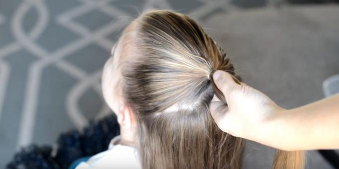 hairstyles for girls in the New Year: Make the tail