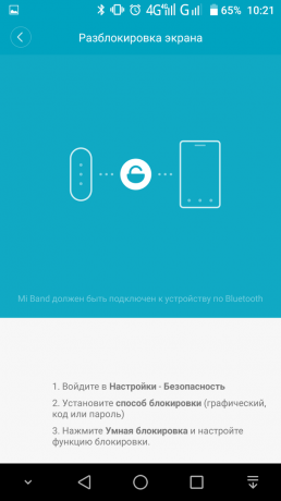 Connecting Xiaomi Mi Band 2 to the smartphone