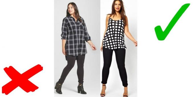 Life hacking for women plus-size: Long not to wear