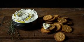 Homemade yoghurt-based cream cheese