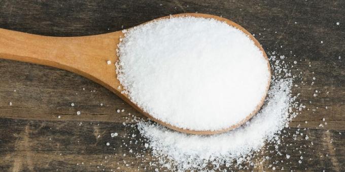 Foods containing iodine: iodized salt