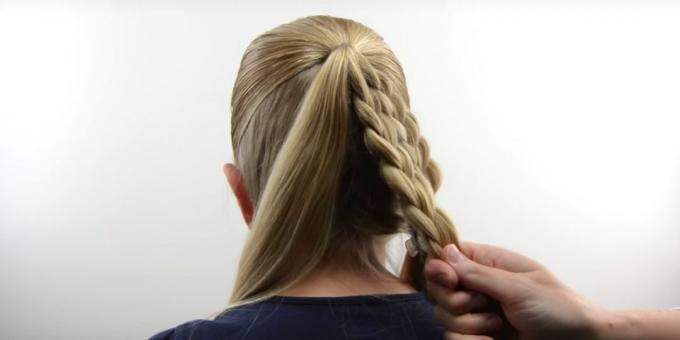 New hairstyles for girls: a second weave braid