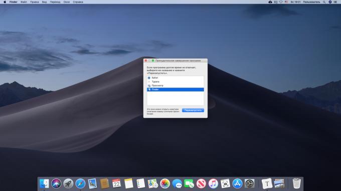 Configuring applications on Mac forced completion