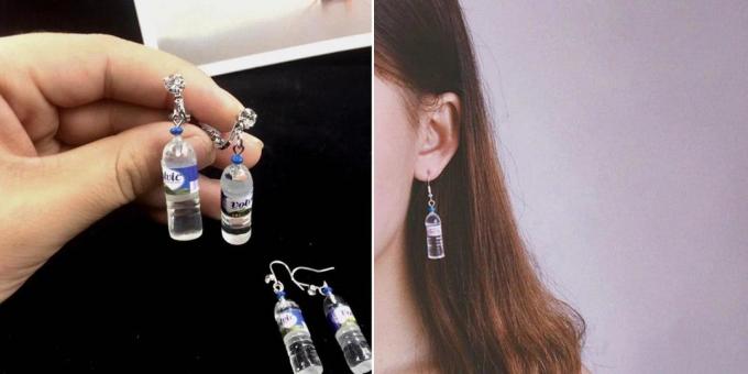 Earrings bottles
