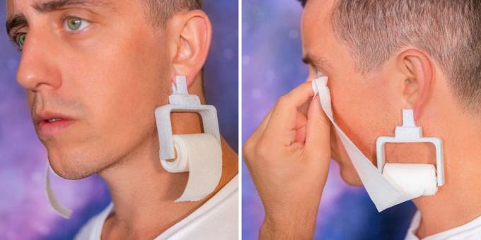 useless inventions: earrings for emotional people