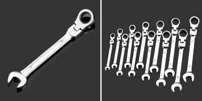 Set of wrenches