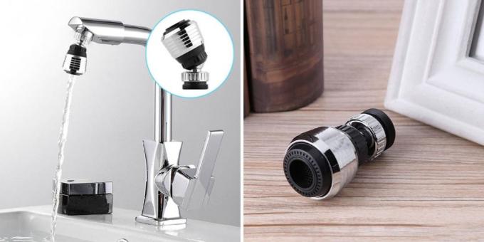 Household goods: the aerator on the faucet