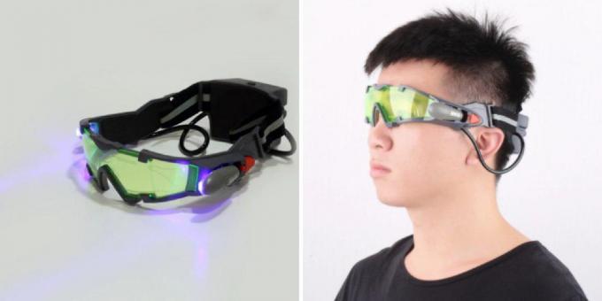 Glasses with night vision function