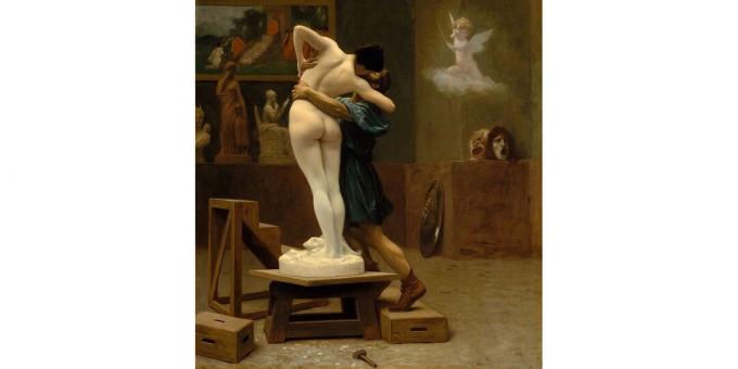 Parasocial Relations: Pygmalion and Galatea, painting by Jean-Léon Jerome, 1890