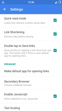 Flynx browser can open links in bubbles and clear the pages of advertising