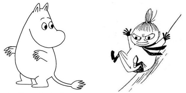 Moomintroll and Little My