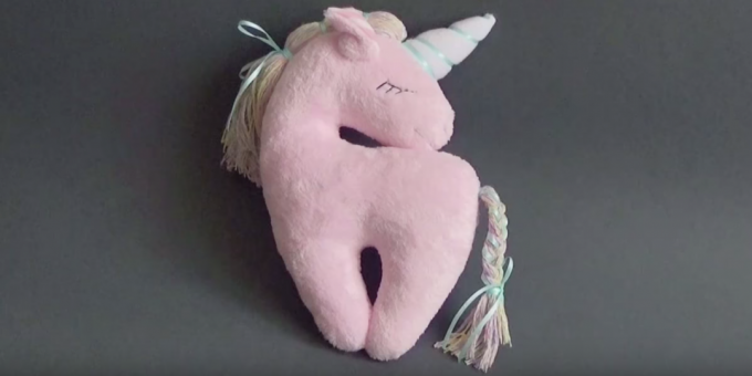 How to make a soft unicorn with your own hands