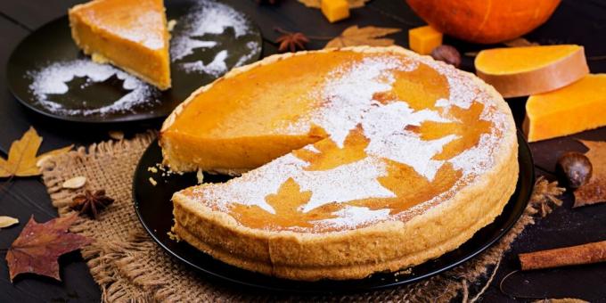 American pumpkin pie