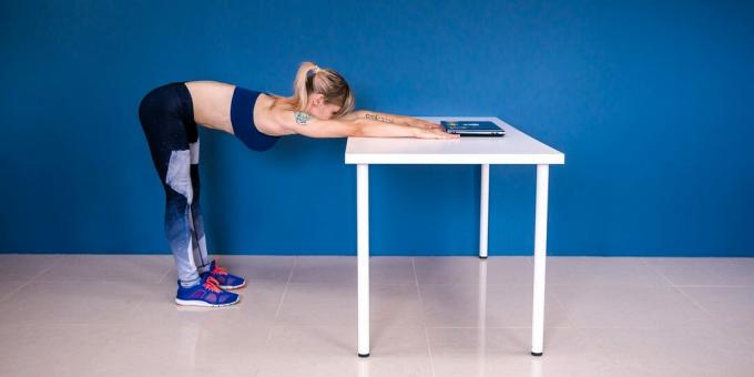 Simplest Exercise: Table Shoulder Stretching