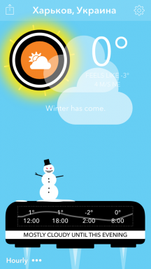 Carrot Weather for iOS - weather with sarcasm and sense of humor