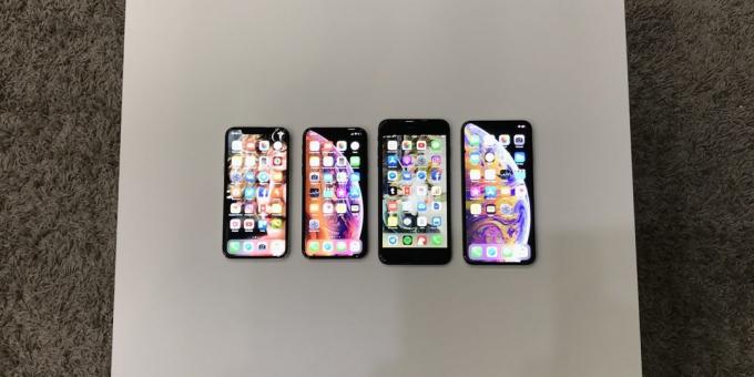 iPhone XS review: Compare models sizes