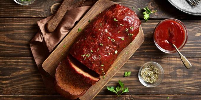 Ground beef meat loaf