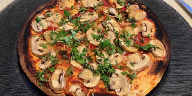 recipes meatless dishes: lenten pizza