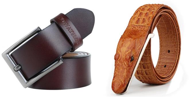 What to give the guy for February 14: Leather belt