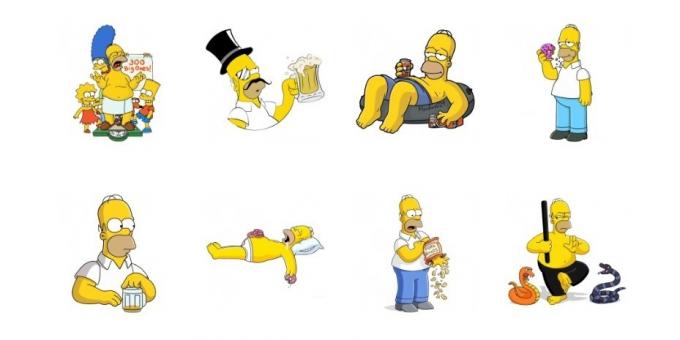 Stickers: The Simpsons