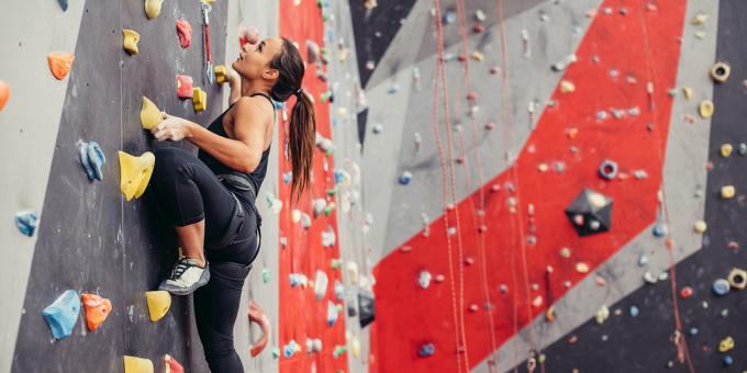 Unusual sports: rock climbing