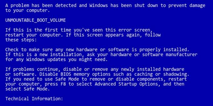 Most critiques 2018: Why do I get the blue screen of death, and what to do with it