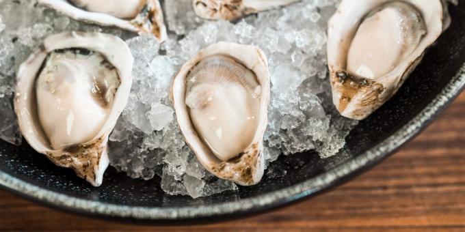 In some products vitamin d: oysters