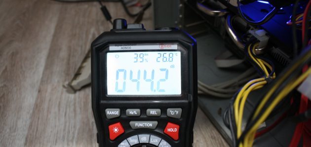 Multimeter ADM 30: noise measurement