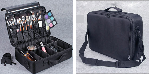 suitcase makeup artist