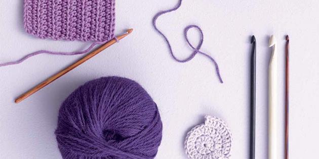 How to learn to crochet: work with the yarn
