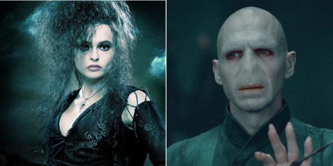 Bellatrix Lestrange and Voldemort