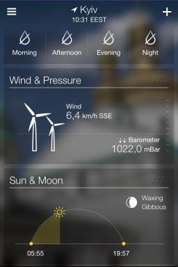 Try very functional and very beautiful weather app from Yahoo!