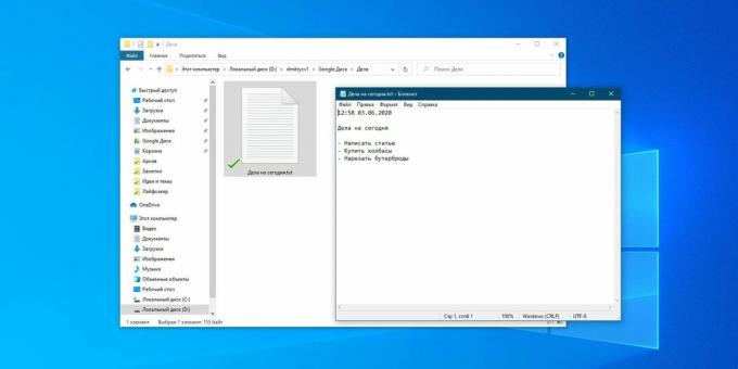 Windows Notepad: Easily sync notes