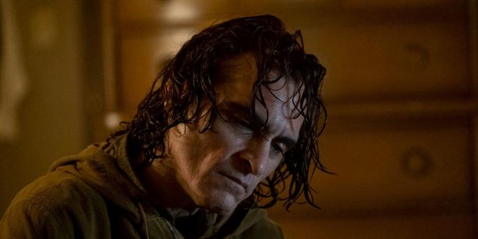 Joaquin Phoenix. Shot from the movie "Joker"