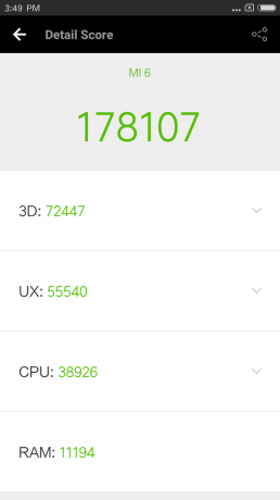 Xiaomi Mi6: Performance