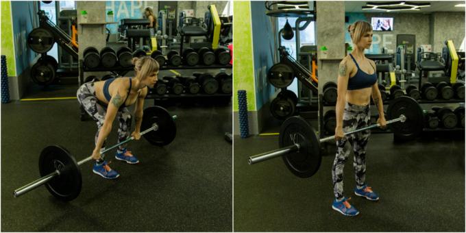 training in the gym: Deadlift