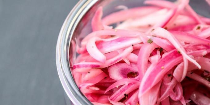 Pickled onions with oregano and cumin