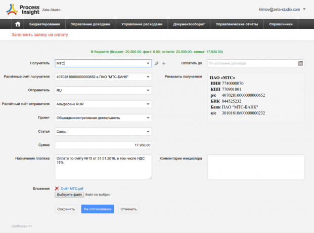 Process Insight: control and order