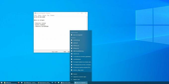 Windows Notepad: no restrictions on file organization
