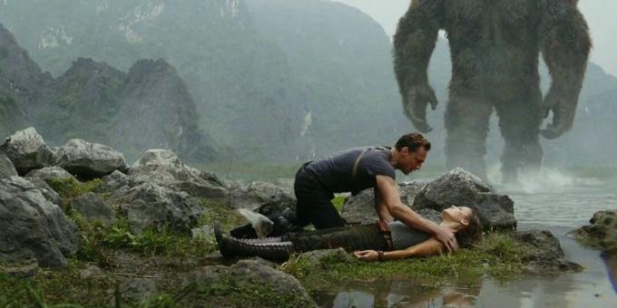 A scene from the jungle movie "Kong: Skull Island"