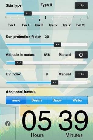 Keep track of time in the sun and the water level in the body with the help of iPhone