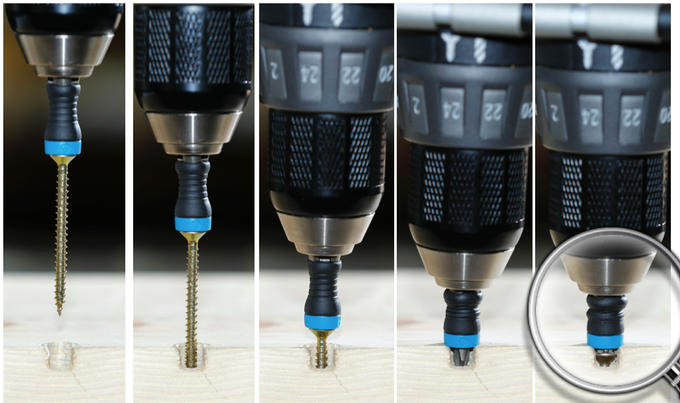 Magnetic holder for screws and screwdrivers shupovertov
